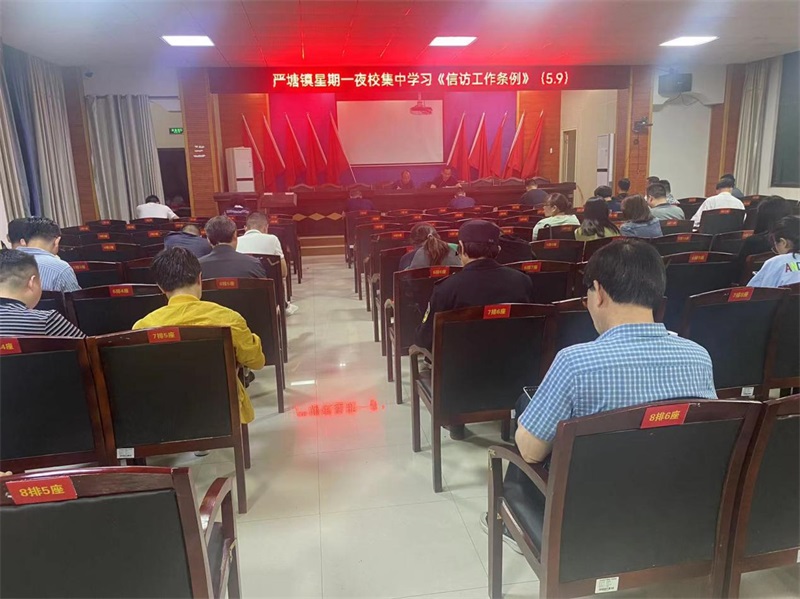 新邵县严塘镇开展新版《信访工作条例》学习宣传活动