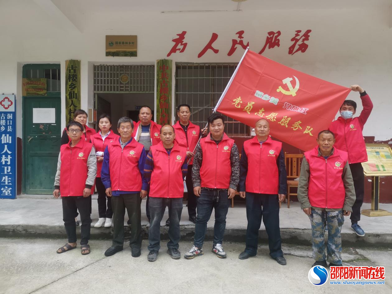 洞口县古楼乡仙人村：党建引领助推环境卫生大整治