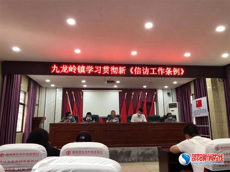 邵东市九龙岭镇开展《信访工作条例》宣传活动