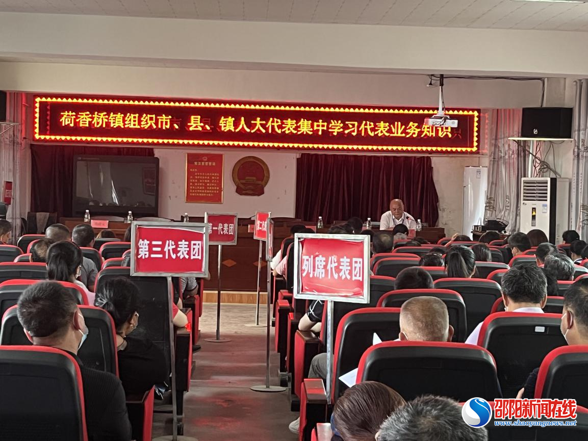 隆回县荷香桥镇组织代表集中学习代表业务知识