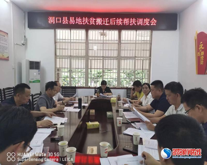 洞口县召开易地扶贫搬迁后续帮扶工作调度会