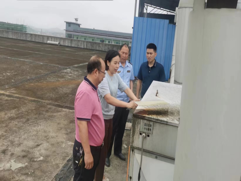 邵阳市生态环境局洞口分局现场指导污染防治“夏季攻势”“利剑行动”工作