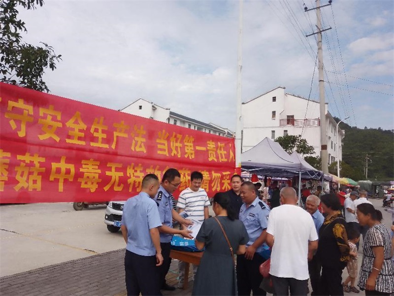 新邵县巨口铺镇组织开展“遵守安全生产法当好第一责任人”集中宣传活动