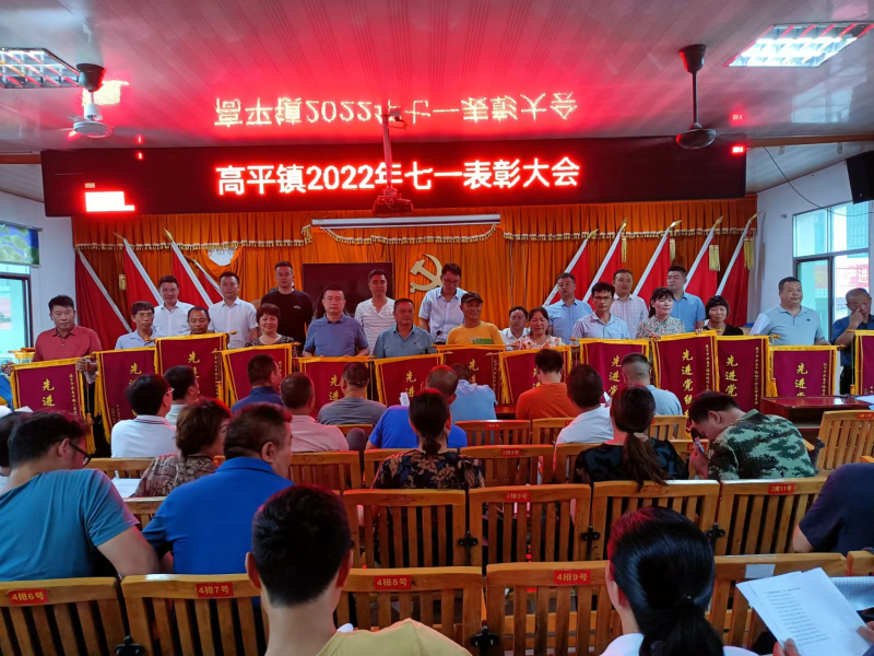 隆回县高平镇党委举行建党101周年“七一”表彰大会