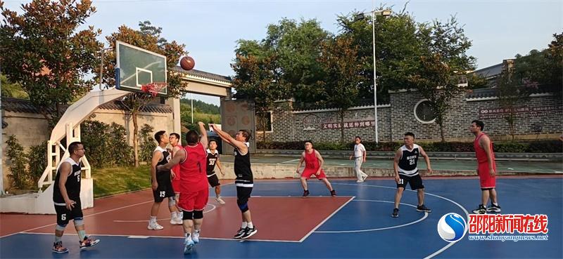 邵东市流光岭镇与斫曹乡举办篮球友谊赛