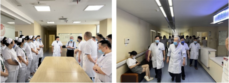 湖南省人民医院吴金术教授到邵阳市中心医院肝胆外科指导工作