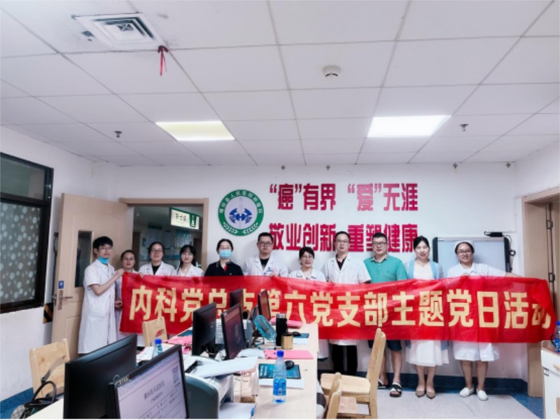 邵阳市中心医院内科总支第六党支部开展主题党日活动