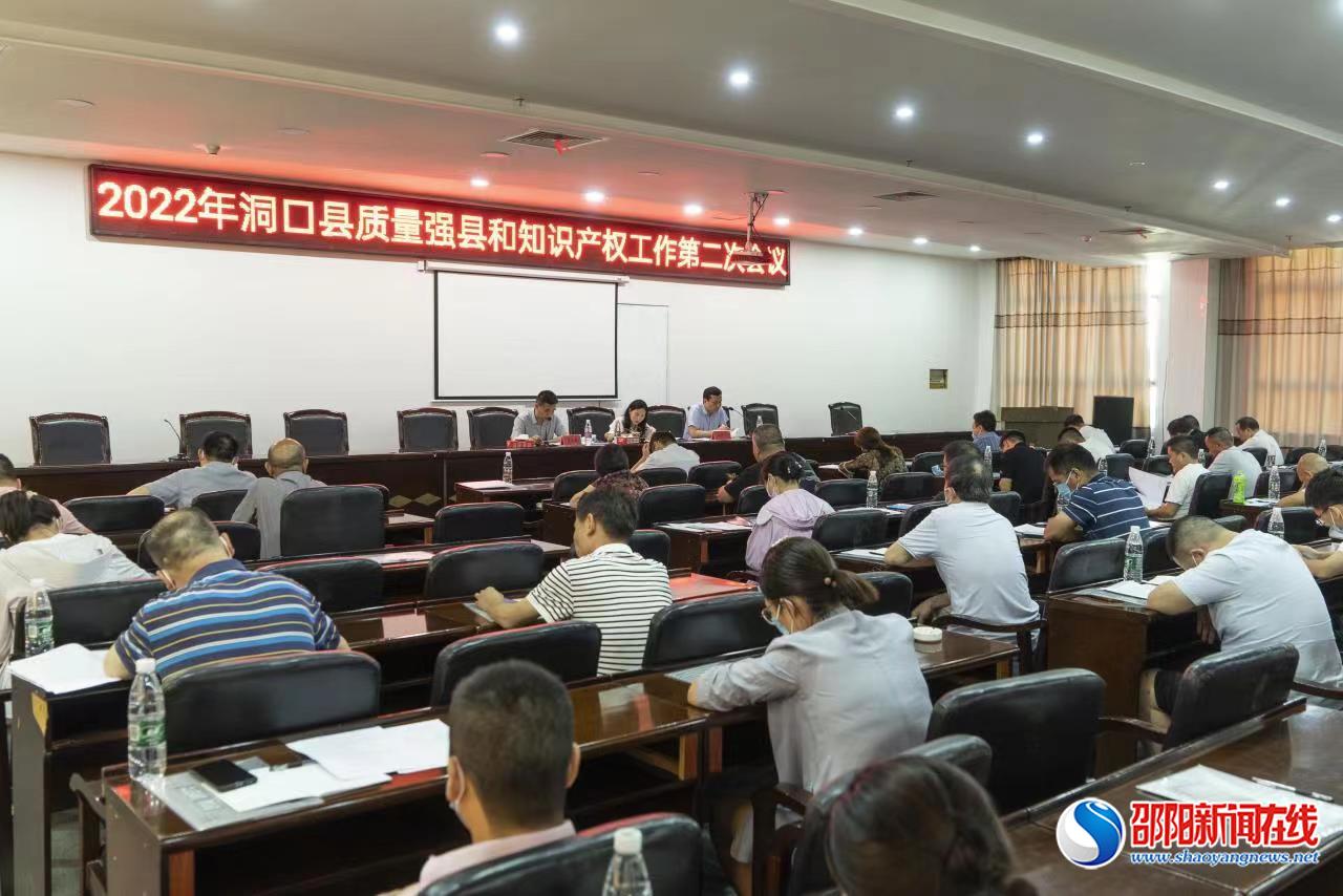 洞口县召开质量强县和知识产权工作会议