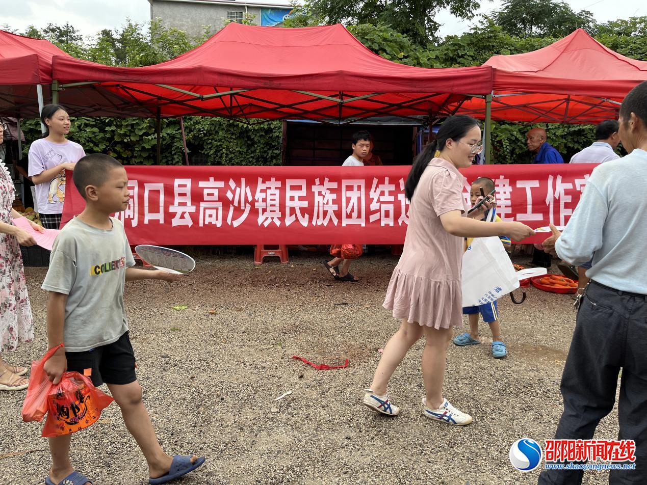 洞口县高沙镇开展民族团结进步创建工作宣传活动