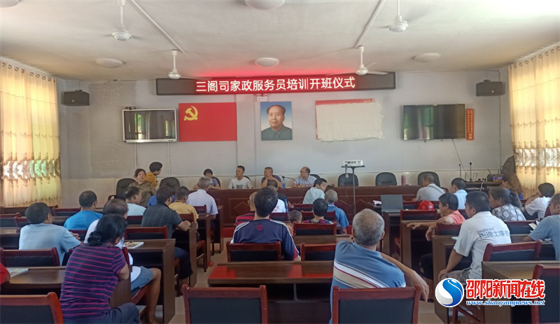 隆回县三阁司镇组织开展家政服务技能培训活动
