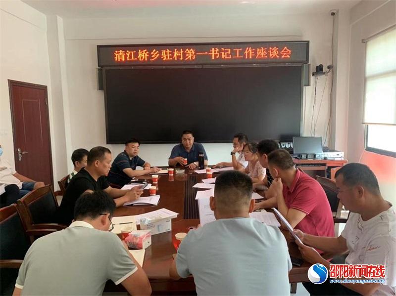 新宁县清江桥乡召开驻村第一书记工作座谈会