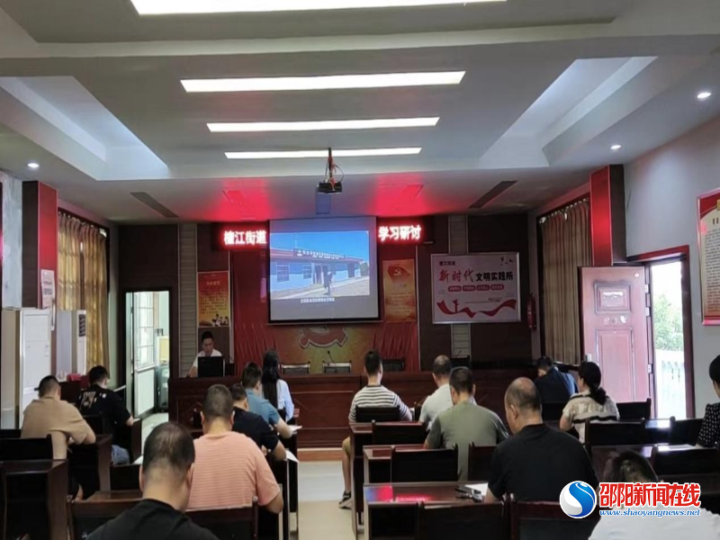 大祥区檀江街道组织开展乡村振兴“金秋五课”线上集中学习培训