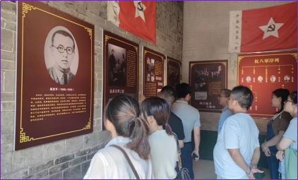 邵阳市中心医院门诊医技党总支第二党支部开展“赓续红色血脉，传承淸廉支部”主题党性教育活动