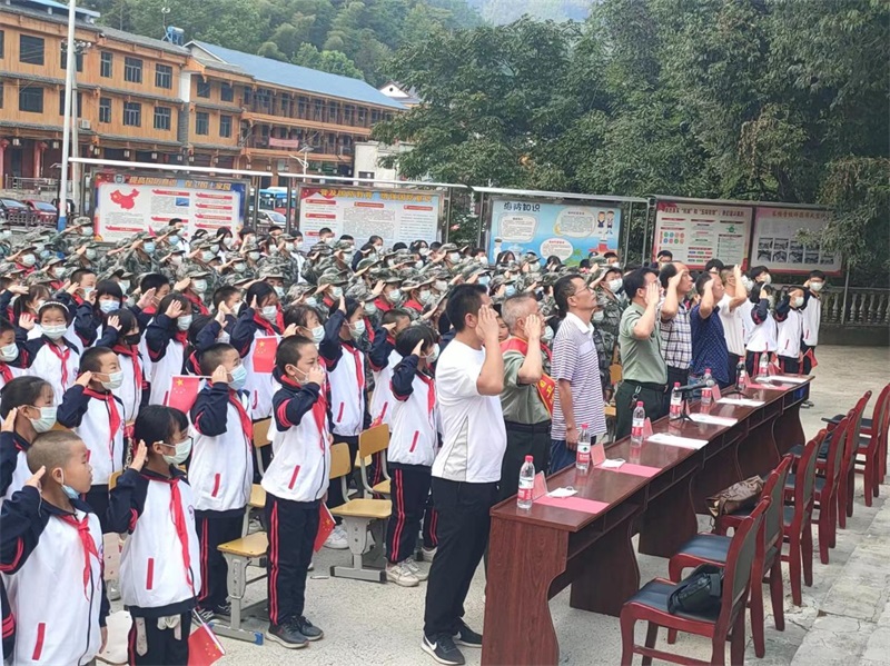 洞口县长塘瑶族乡开展第22个全民国防教育日主题宣传教育活动