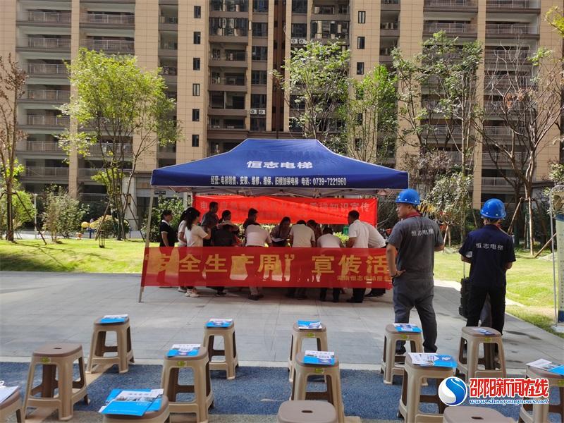 洞口县市监局开展2022年“电梯安全宣传周”活动