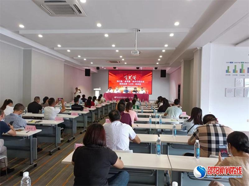 洞口县举办“金芙蓉”跃升行动企业股改挂牌（上市）培训会