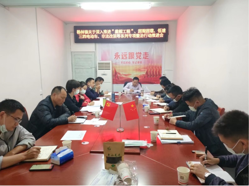 洞口县杨林镇开展交通顽瘴痼疾联合整治系列行动