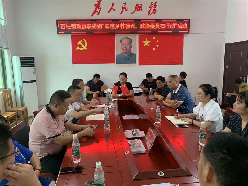 洞口县石柱镇政协联络组开展“助推乡村振兴，政协委员在行动”活动