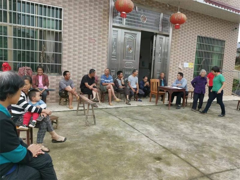 洞口县茶铺茶场管理区双塘村多措并举开展矛盾纠纷排查化解工作