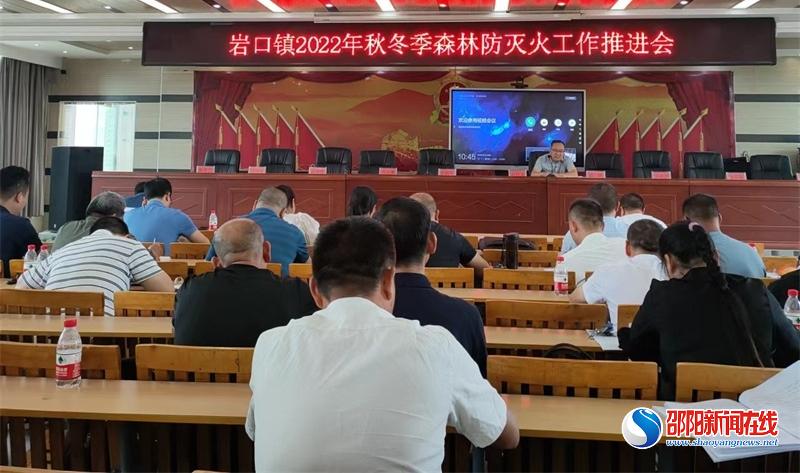 隆回县岩口镇召开秋冬季森林防灭火工作推进会