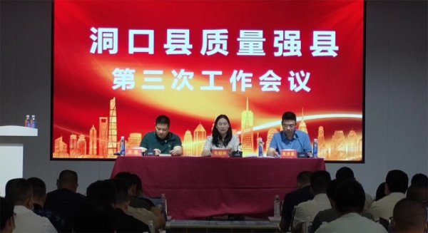 洞口县召开质量强县第三次工作会议