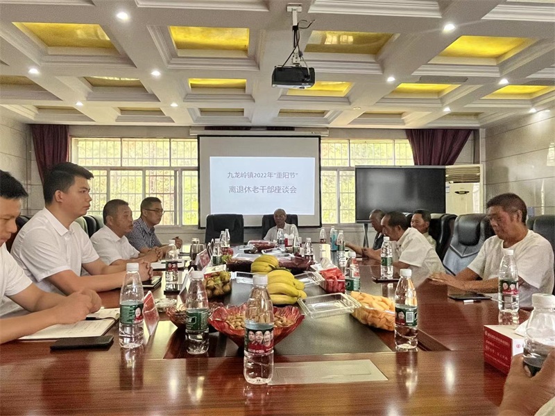 邵东市九龙岭镇召开2022年重阳节离退休老干部座谈会