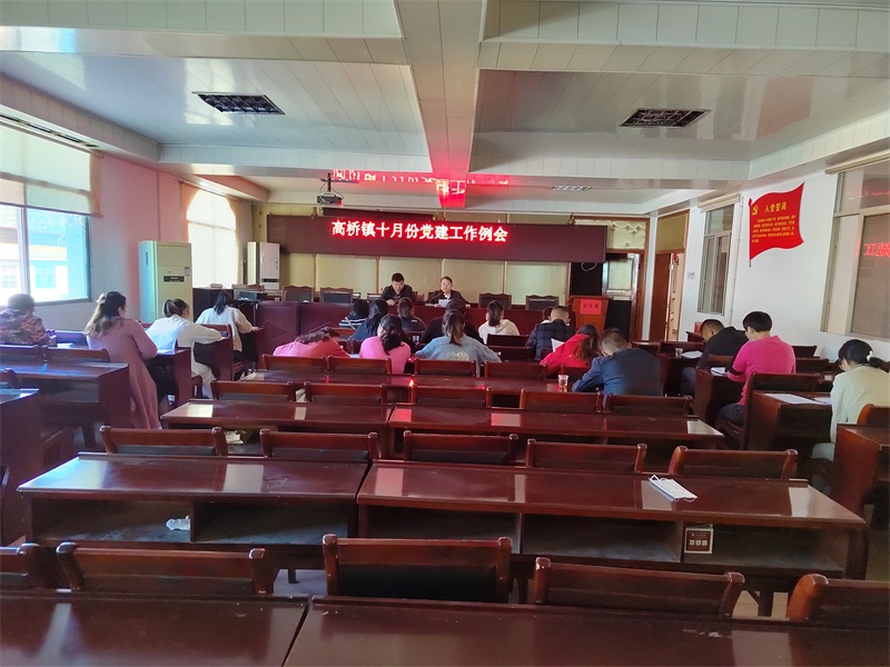 抓党建，促振兴——新宁县高桥镇召开十月份党建工作例会