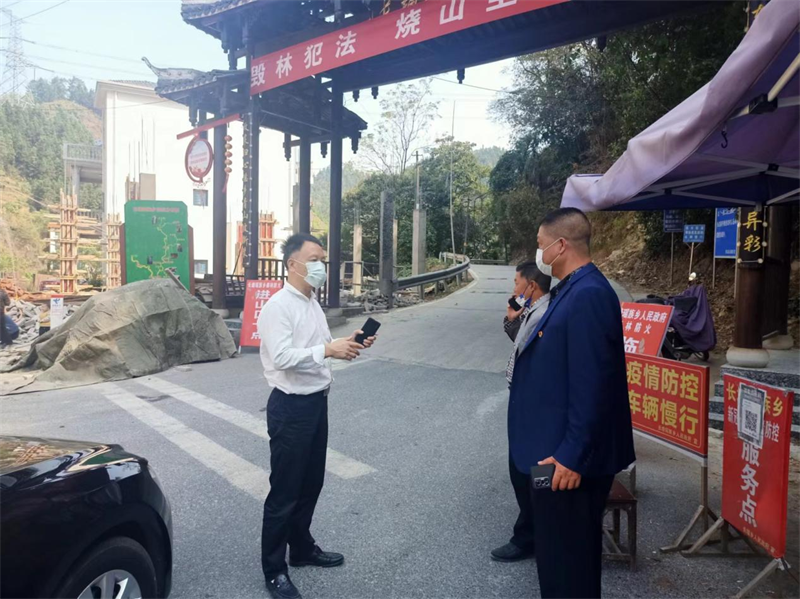 洞口县：戴伟建督导检查疫情防控、安全生产和森林防灭火工作