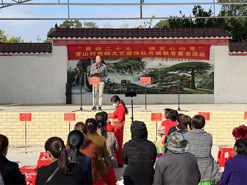 洞口县石柱镇青山村开展敬老爱老活动