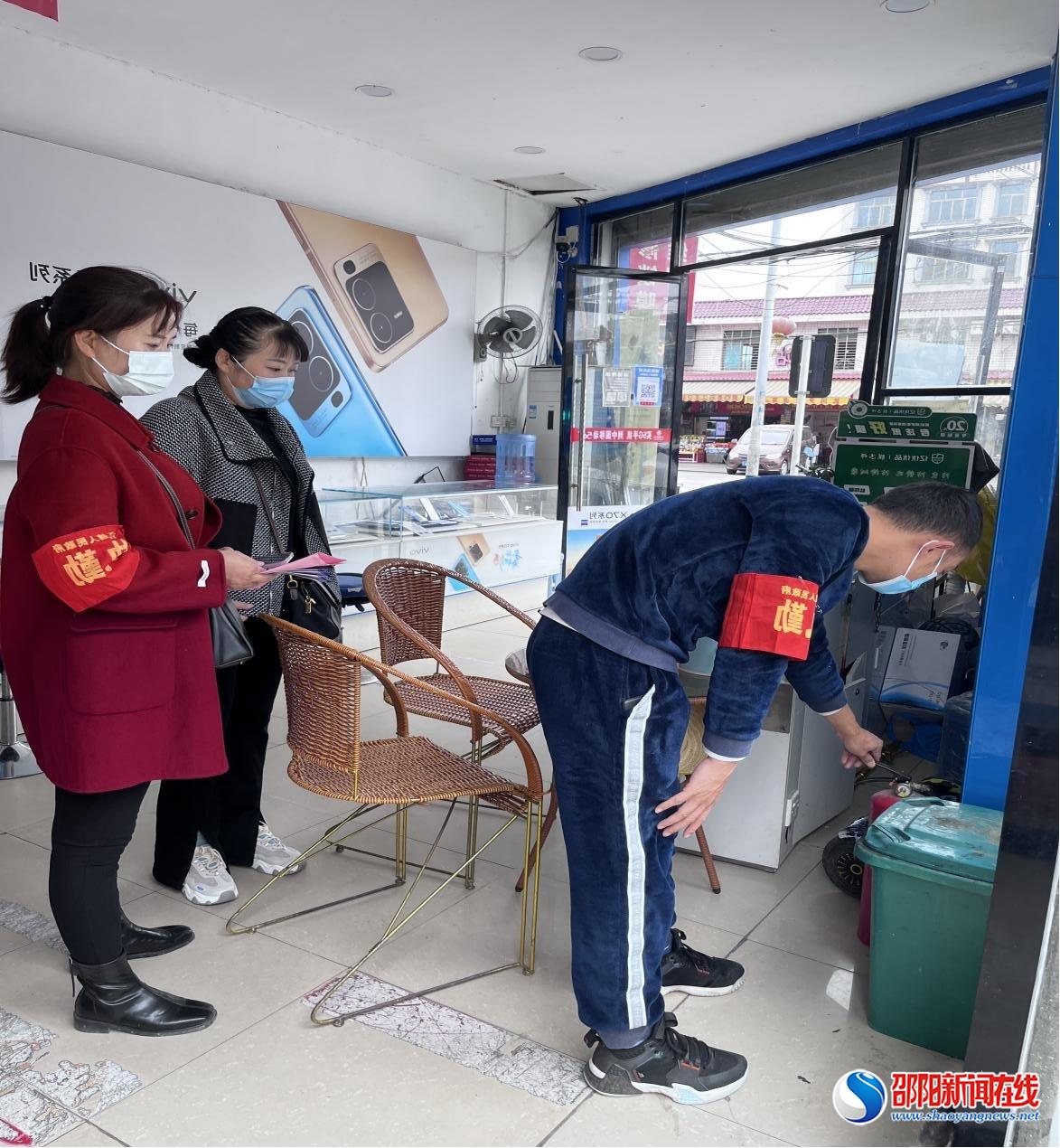 洞口县石江镇积极开展自建房消防安全宣传工作