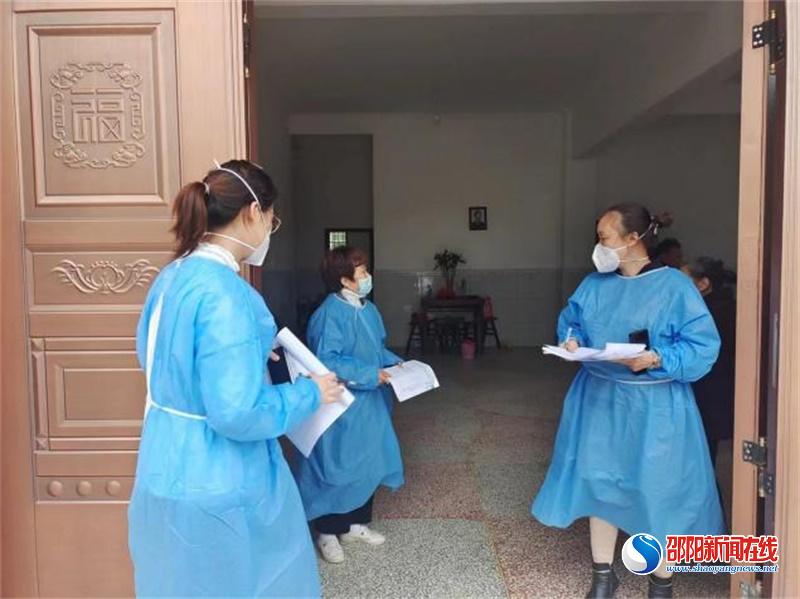 邵东市杨桥镇：依党建凝心聚力，靠“敲门行动”防疫有力