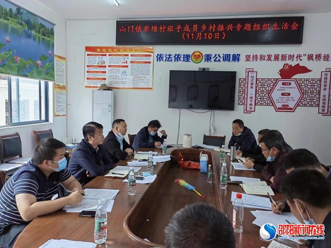 洞口县山门镇：专题组织生活会凝共识，助力乡村振兴提质增效