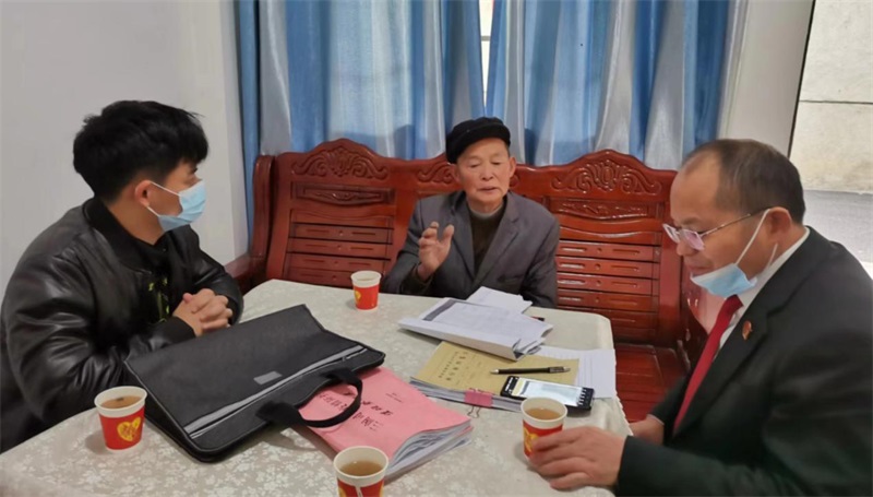 隆回县三阁司镇联合县人民法院开展大走访活动