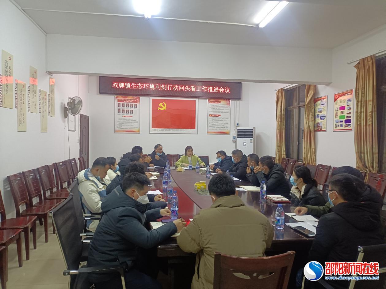 武冈市双牌镇召开生态环境“利剑”行动回头看工作推进会