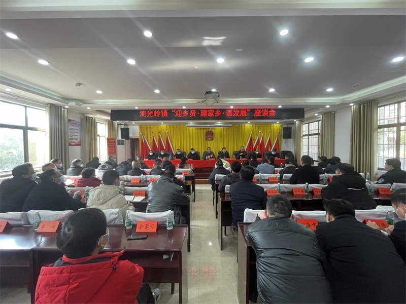 乡贤凝心谋发展——邵东市流光岭镇召开“迎乡贤·建家乡·谋发展”座谈会