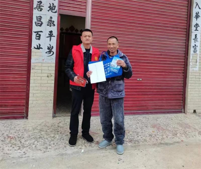 洞口县黄桥镇开展年节时期禁毒反诈宣传及排查活动
