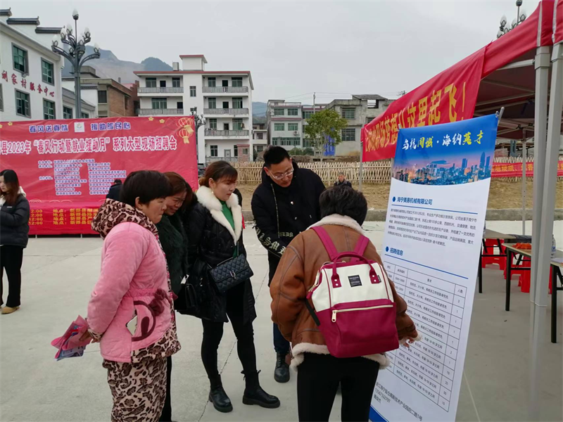新邵县巨口铺镇举办2023年“春风行动暨就业援助月”系列大型现场招聘会