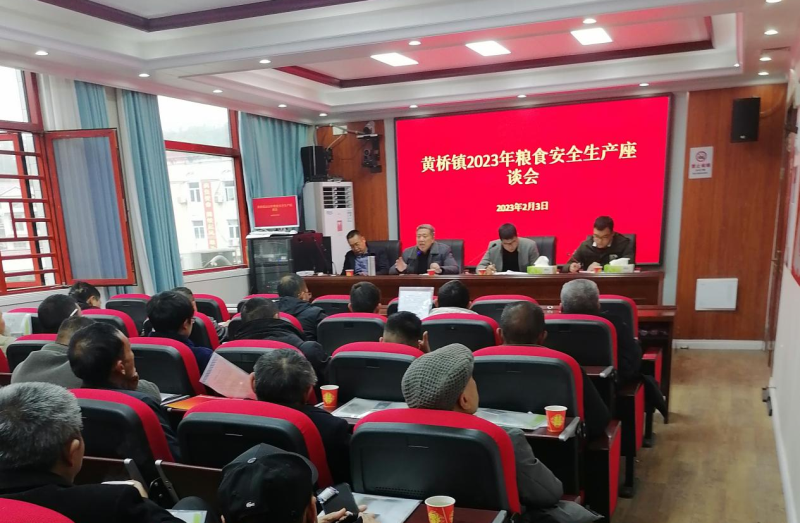 洞口县黄桥镇召开2023年粮食安全生产座谈会