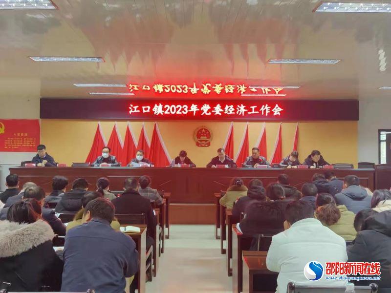 洞口县江口镇召开2023年党委经济工作会议