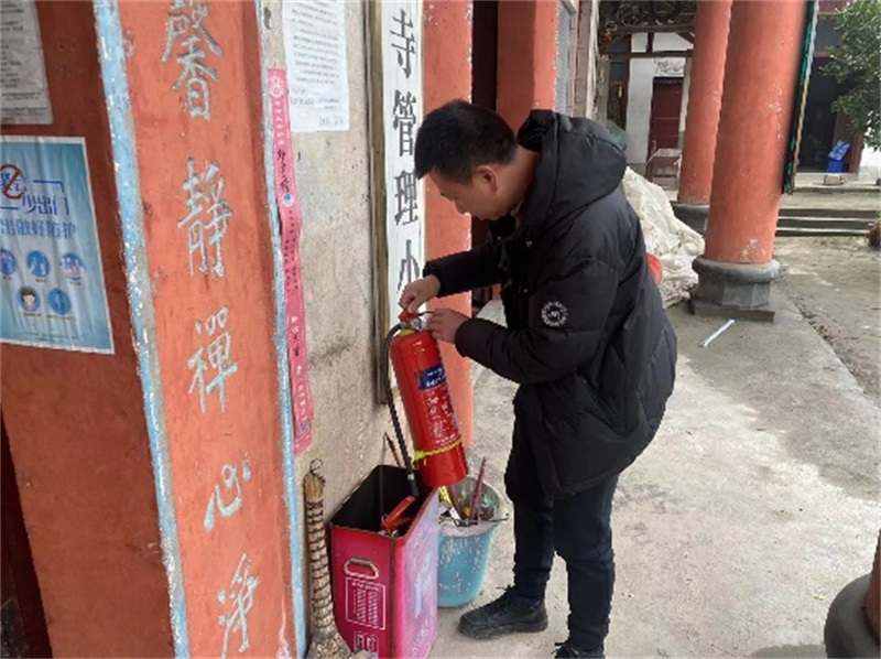 洞口县茶铺茶场管理区开展宗教活动场所安全生产隐患排查