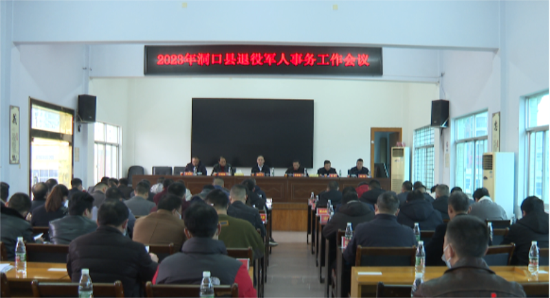 洞口县召开2023年全县退役军人事务工作会议