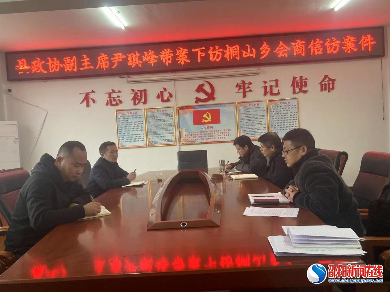 洞口县政协到桐山乡开展调研会商工作