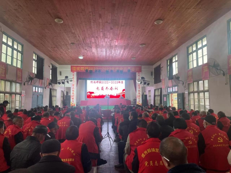 邵东市流光岭镇举行2022-2023年度党员冬春集中培训