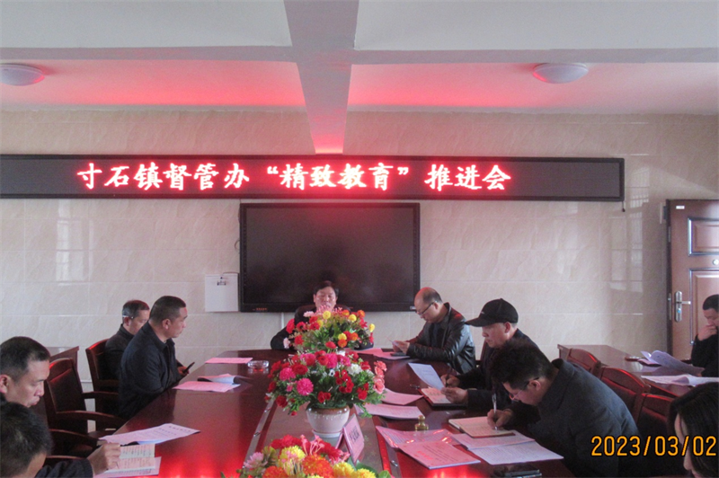 新邵县寸石镇教育督管办推进“精致教育”试点建设