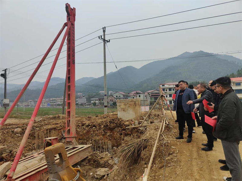 新邵县潭府乡人大代表开展视察调研活动