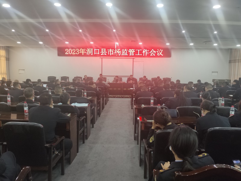 洞口县召开2023年市场监管工作会议