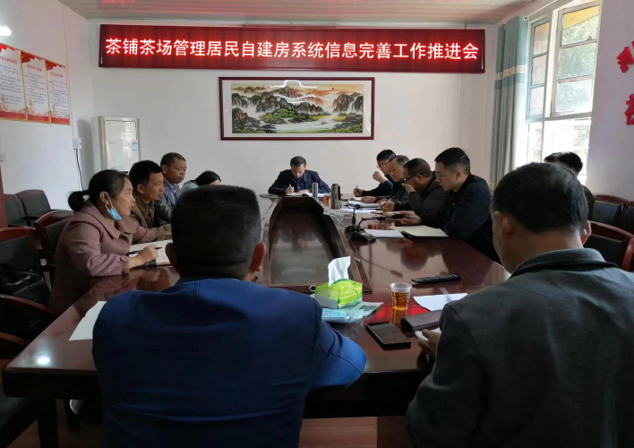 洞口县茶铺茶场管理区召开居民自建房系统信息完善工作推进会