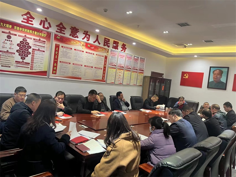新宁县社保中心党支部召开2022年度组织生活会