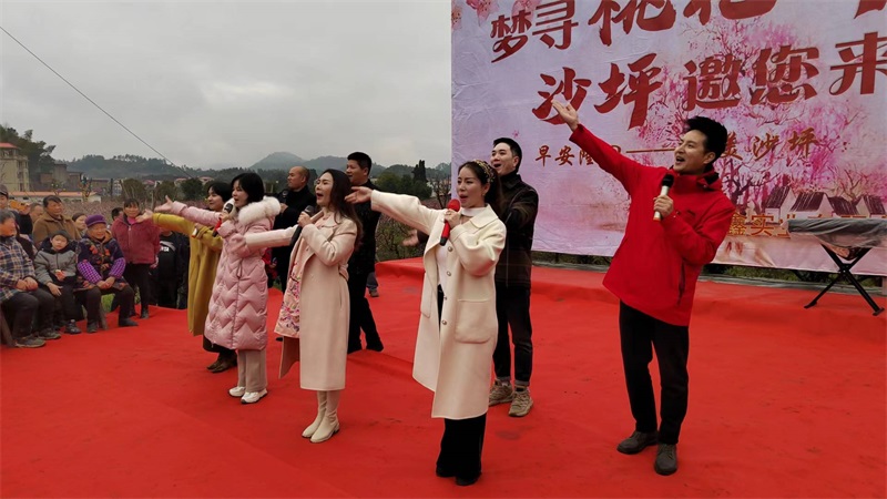 隆回县文联开展“相约桃花园 欢聚在沙坪”采风活动