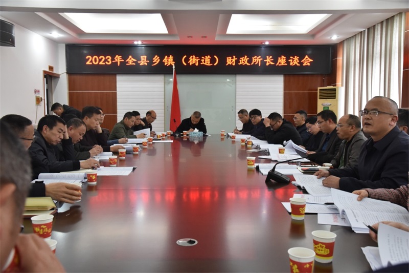 隆回县财政局召开全县乡镇（街道）财政所所长座谈会